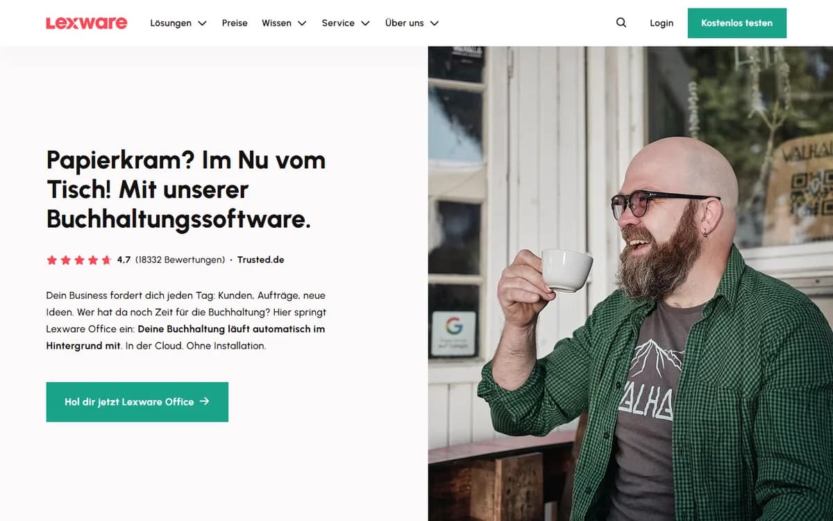 Startseite von Lexware Office (lexware.de)